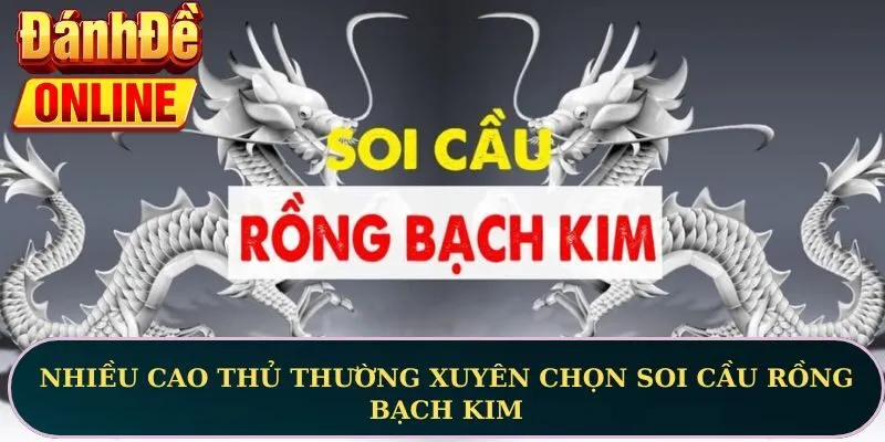 Nhiều cao thủ thường xuyên chọn soi cầu Rồng Bạch Kim