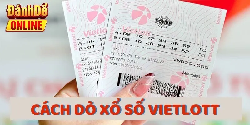 Cách dò xổ số Vietlott