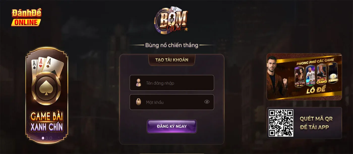 BOMWIN – TOP 1 app đánh lô đề online uy tín